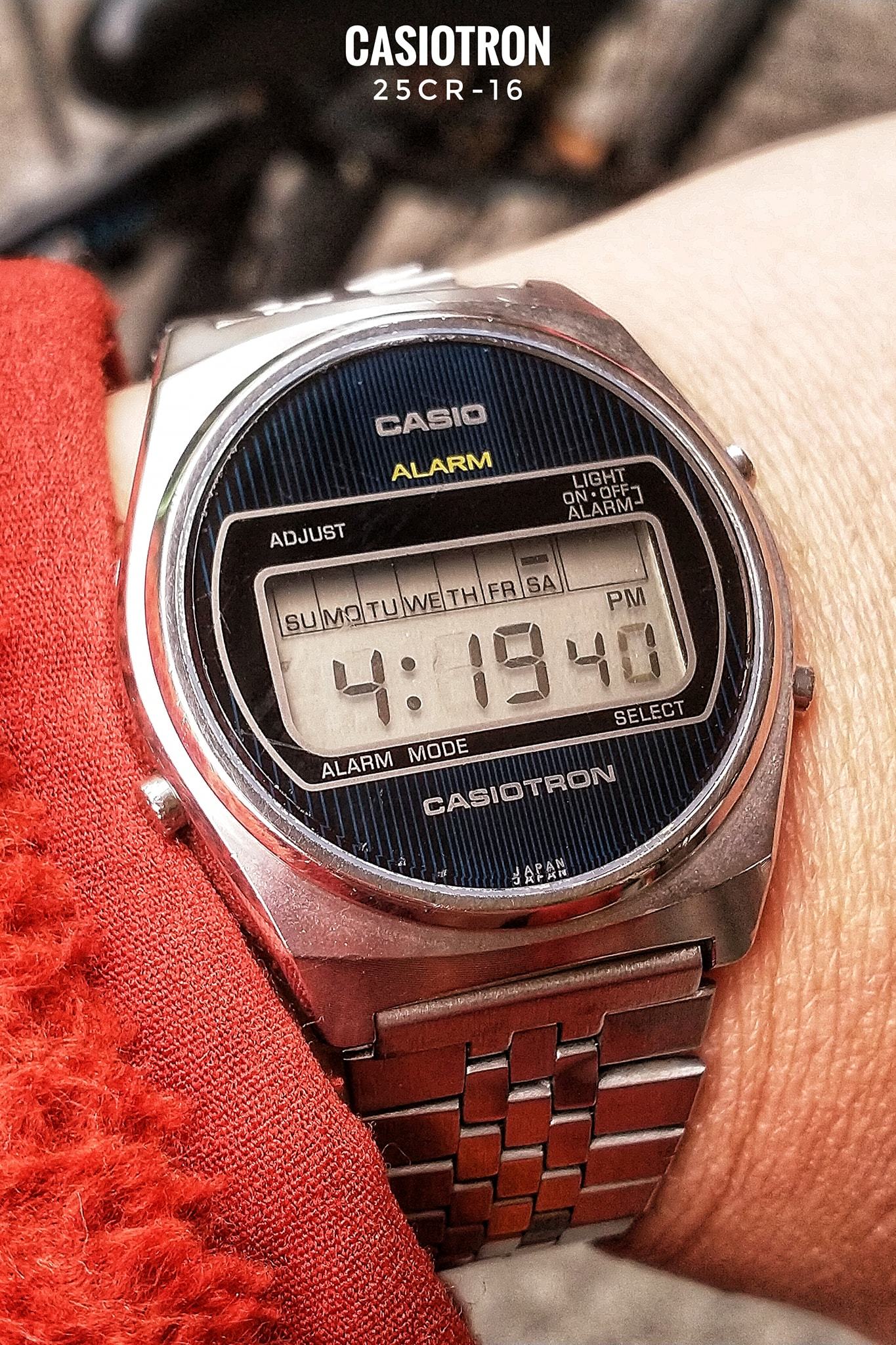 Casio Casiotron 25CR16 Coolest Vintage