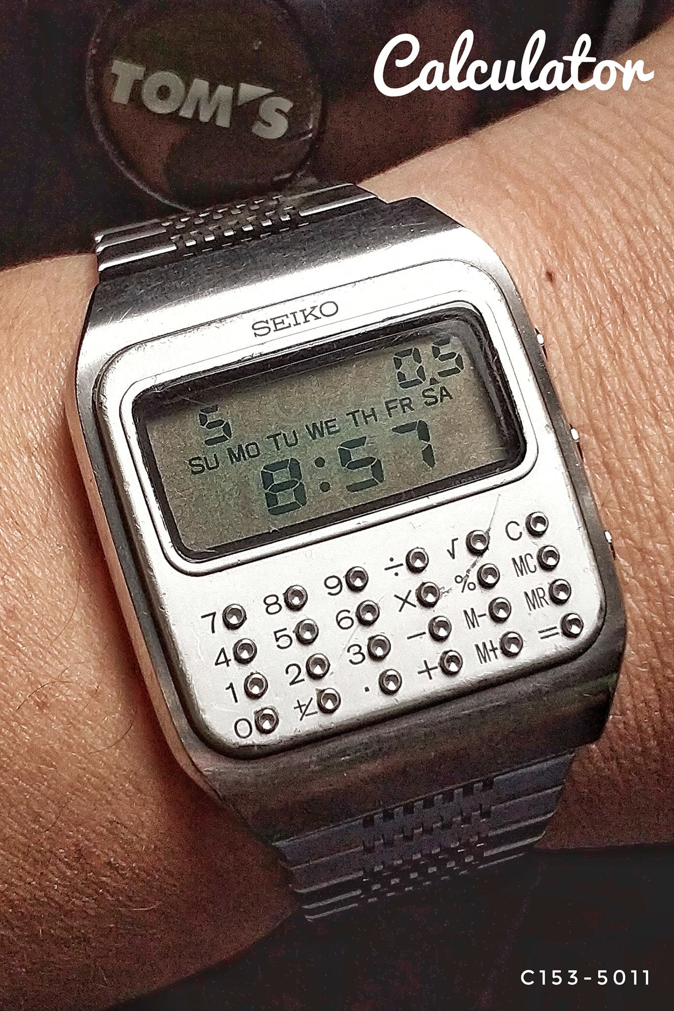 Seiko Calculator Watch C153-5011 - Coolest Vintage